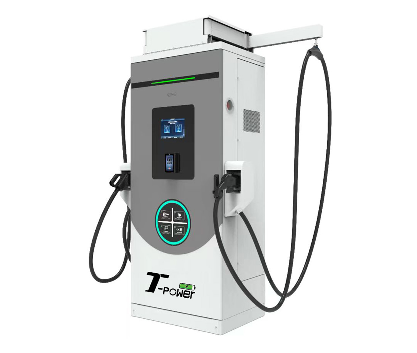 Floor Standing 2 Plug EV Charger