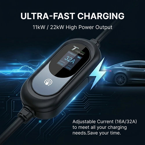 PT22 Portable EV Charger 22kW AC