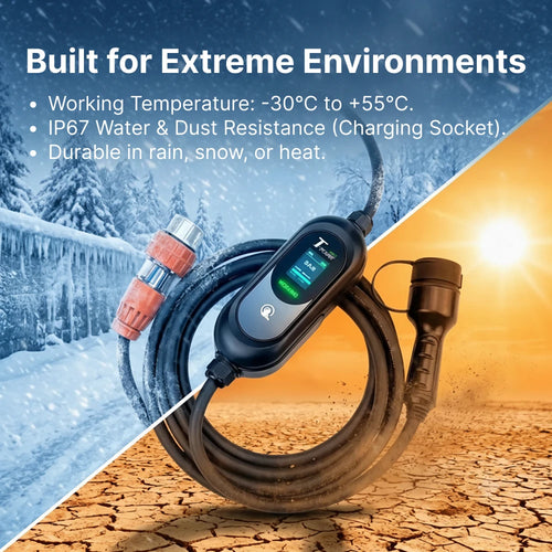 PT22 Portable EV Charger 22kW AC
